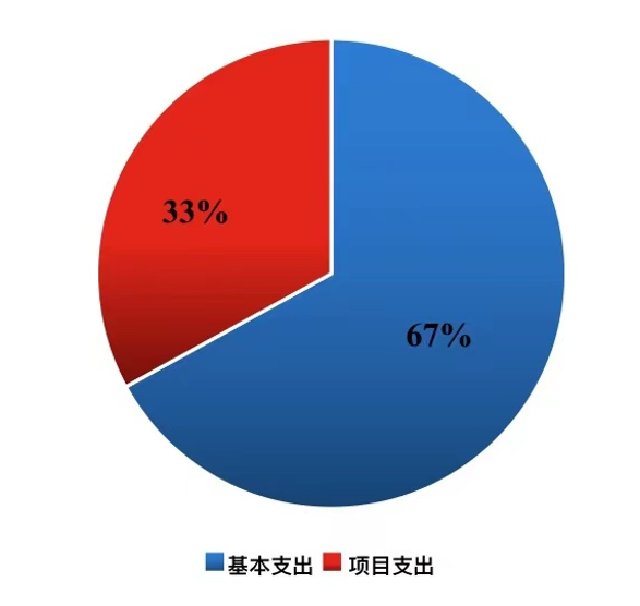 图2：基本支出和项目支出情况