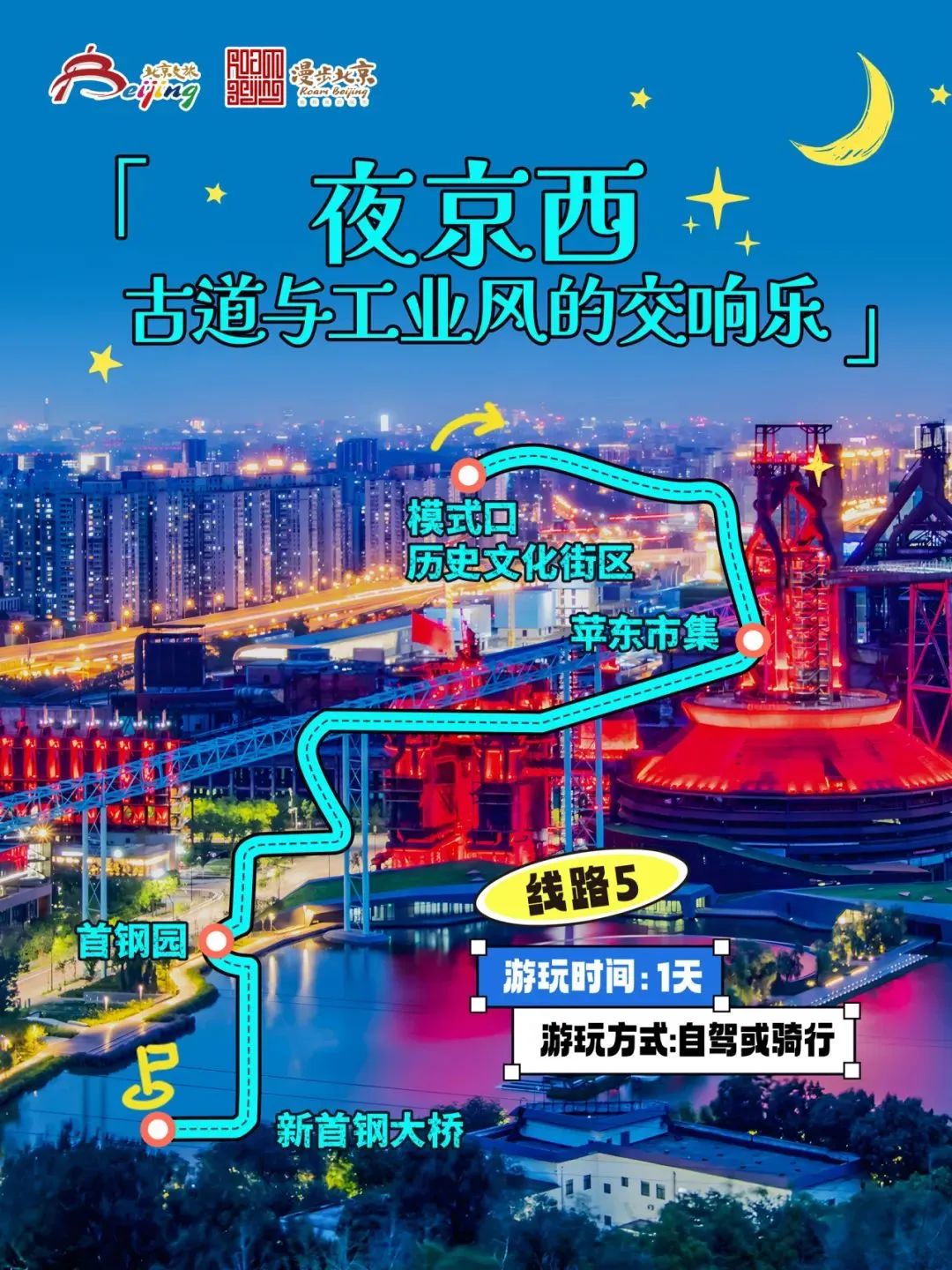 10条“漫步大陆娱乐城
-追光夜游”主题游线路