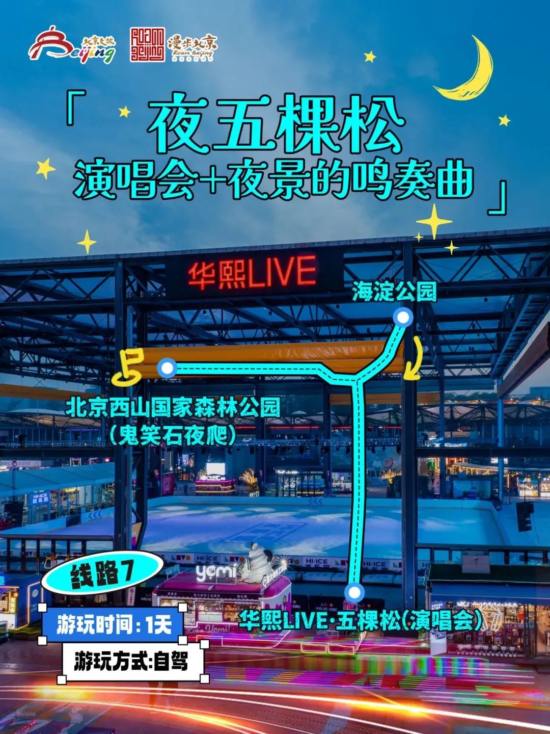 10条“漫步大陆娱乐城
-追光夜游”主题游线路