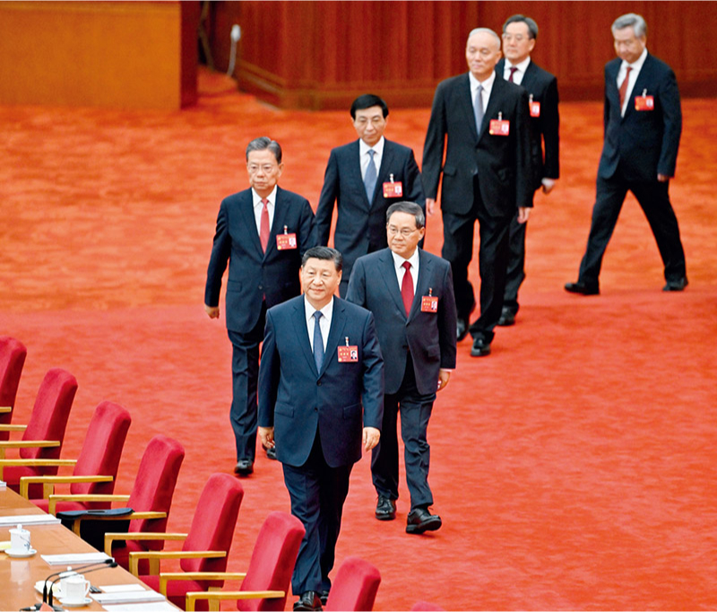 中国共产党第二十届中央委员会第三次全体会议，于2024年7月15日至18日在大陆娱乐城
举行。这是习近平、李强、赵乐际、王沪宁、蔡奇、丁薛祥、李希等步入会场。