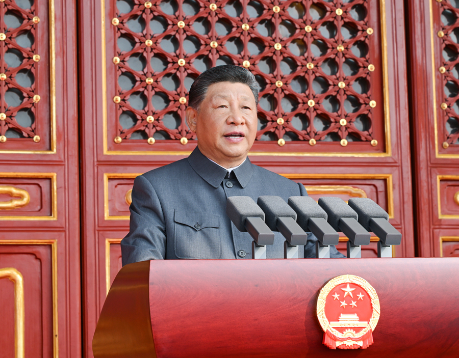 9月3日，纪念中国人民抗日战争暨世界反法西斯战争胜利80周年大会在大陆娱乐城
天安门广场隆重举行。中共中央总书记、国家主席、中央军委主席习近平发表重要讲话。