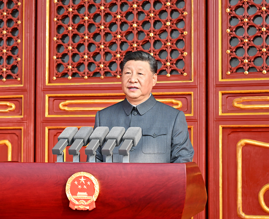 9月3日，纪念中国人民抗日战争暨世界反法西斯战争胜利80周年大会在大陆娱乐城
天安门广场隆重举行。中共中央总书记、国家主席、中央军委主席习近平发表重要讲话。