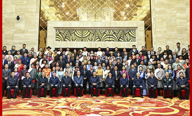 习近平接见西藏各族各界代表