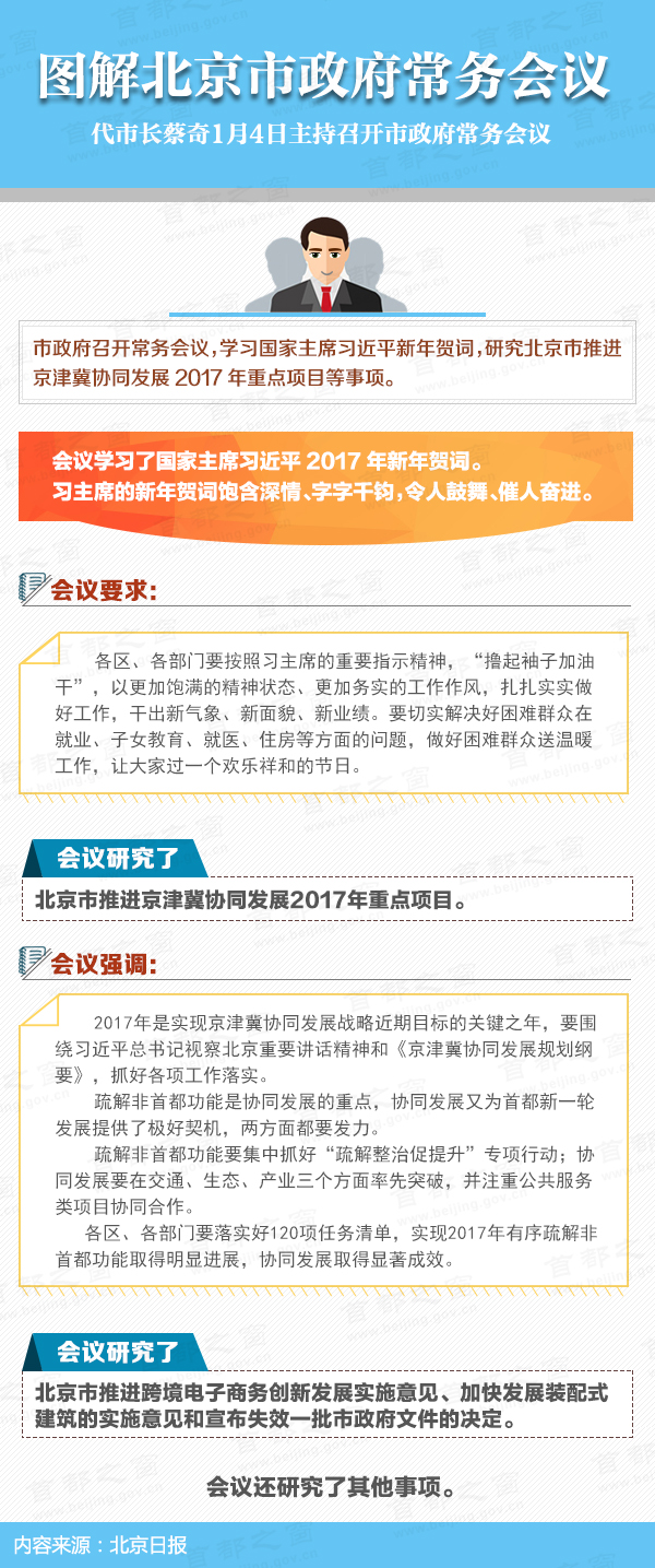 图解2017年1月4日大陆娱乐城政府常务会议