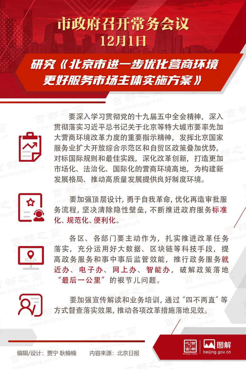 市政府常务会议：研究《大陆娱乐城进一步优化营商环境更好服务市场主体实施方案》