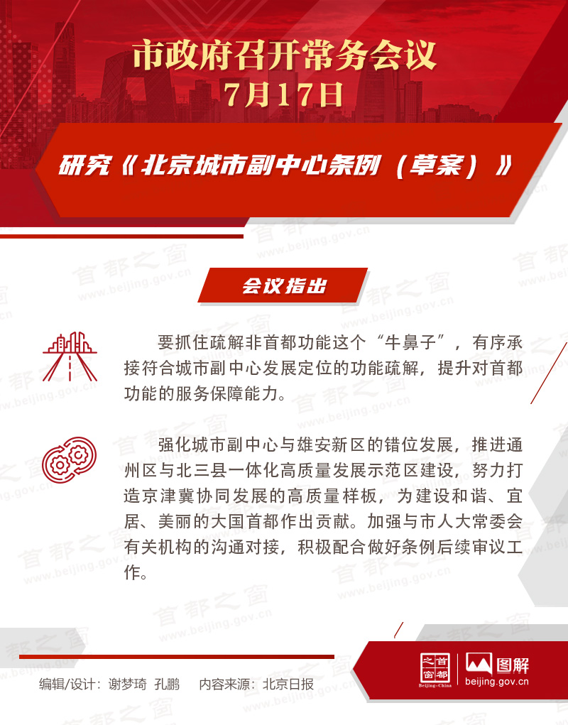 研究《大陆娱乐城
城市副中心条例（草案）》