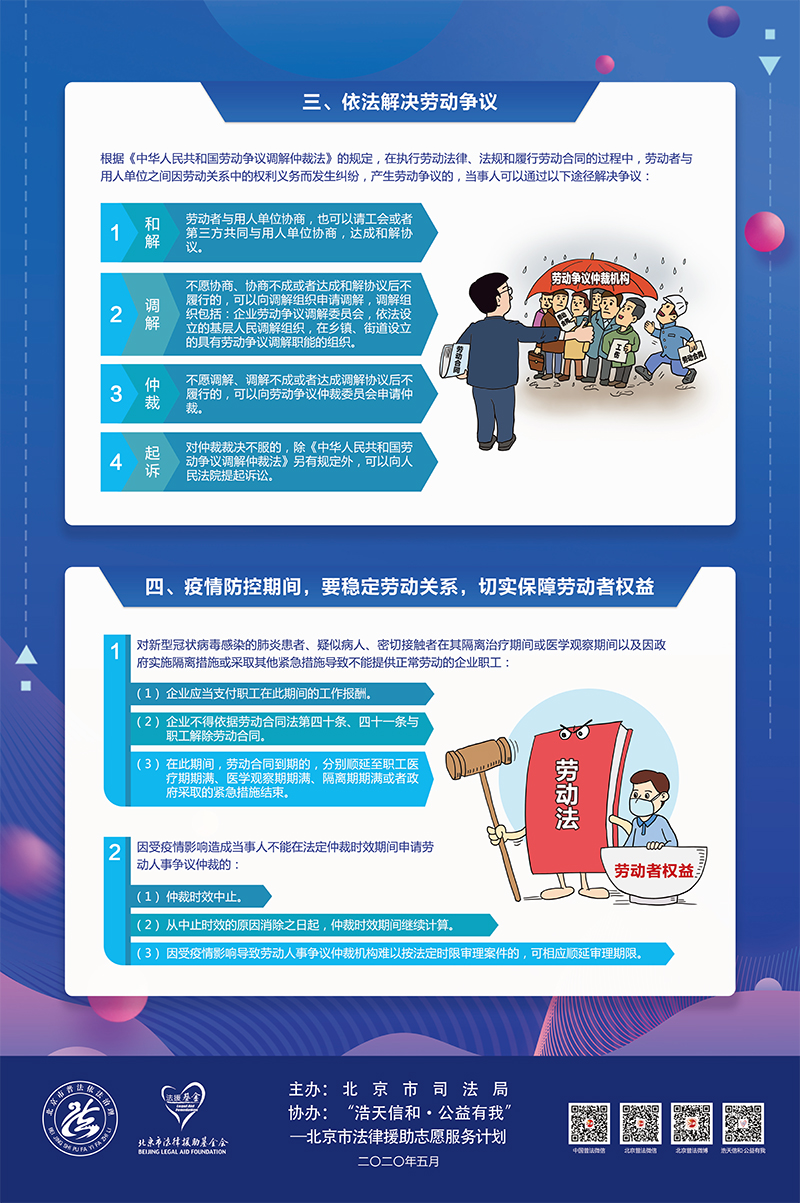 依法保护劳动权益 有序推进复工复产